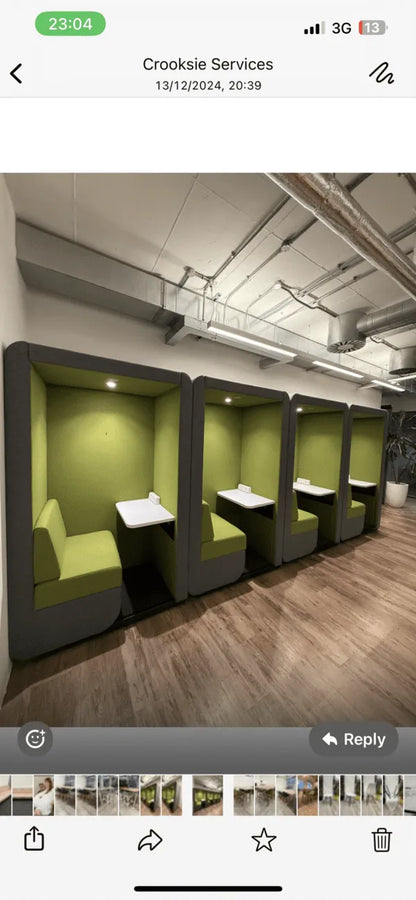 JDD BOB Acoustic Open Booth Workspace