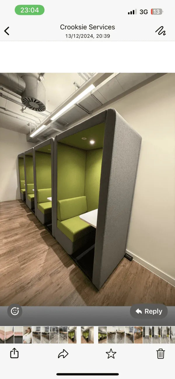 JDD BOB Acoustic Open Booth Workspace