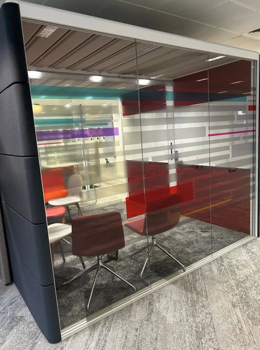 Orangebox Air3 25 Modular Acoustic Office Pod Opening Roof Air Circulation